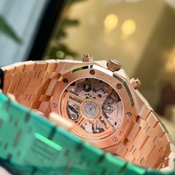 Audemars Piguet Royal Oak Chronograph Rose Gold Brown Dial 26331Oroo1220Or02 Watch - Image 5