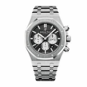 Audemars Piguet Royal Oak Chronograph Watch Black Dial 41Mm