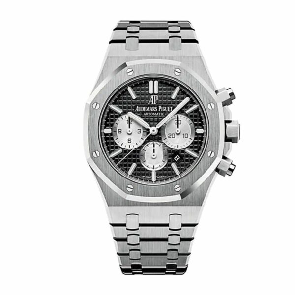 Audemars Piguet Royal Oak Chronograph Watch Black Dial 41Mm