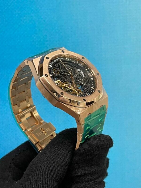 Audemars Piguet Royal Oak Double Balance Wheel Openworked 15407Oroo1220Or01 Watch - Image 8