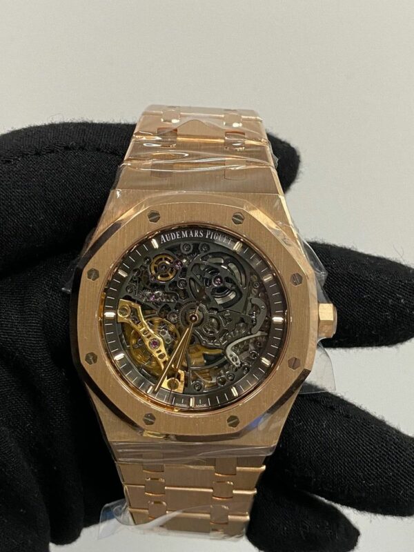 Audemars Piguet Royal Oak Double Balance Wheel Openworked 15407Oroo1220Or01 Watch - Image 3