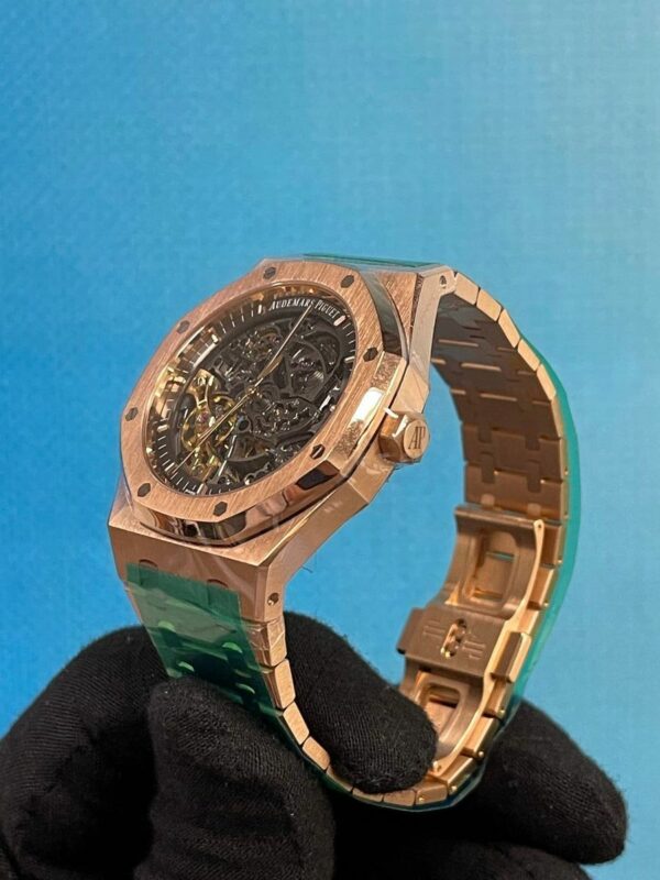 Audemars Piguet Royal Oak Double Balance Wheel Openworked 15407Oroo1220Or01 Watch - Image 7