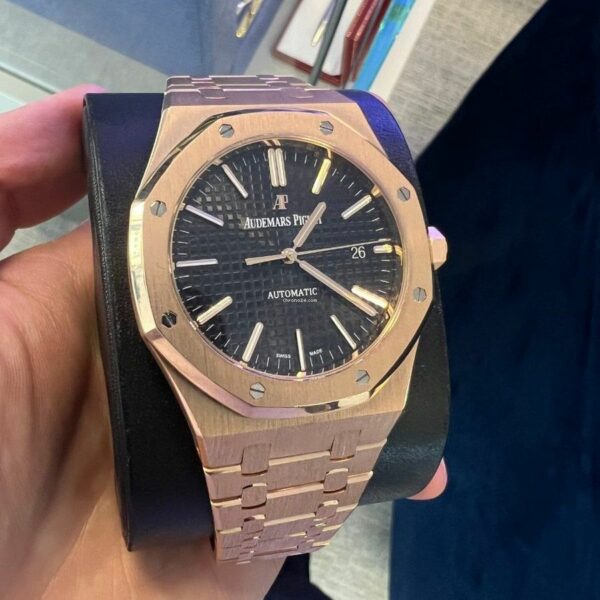 Audemars Piguet Royal Oak Selfwinding Automatic 41Mm Black Dial Watch - Image 3