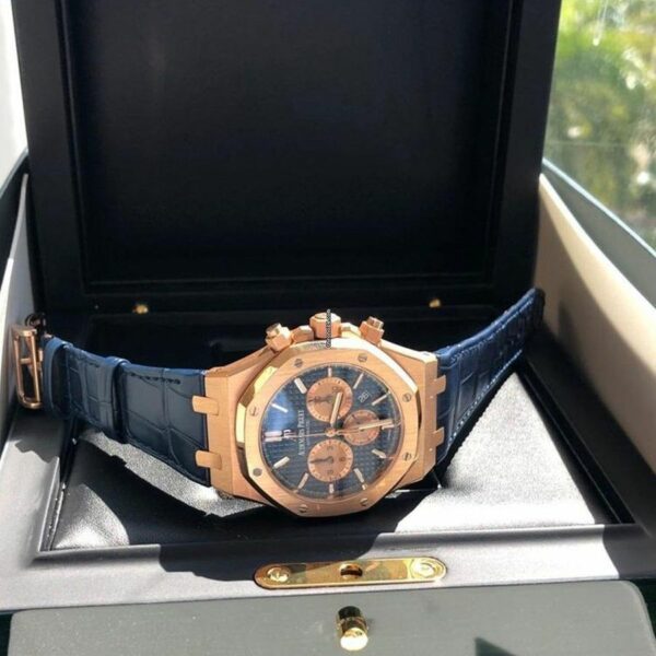 Audemars Piguet Royal Oak Selfwinding Chronograph 18K Rose Gold 26331Orood315Cr01 Watch - Image 7