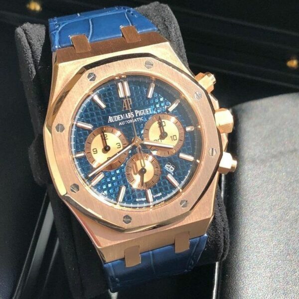 Audemars Piguet Royal Oak Selfwinding Chronograph 18K Rose Gold 26331Orood315Cr01 Watch - Image 3
