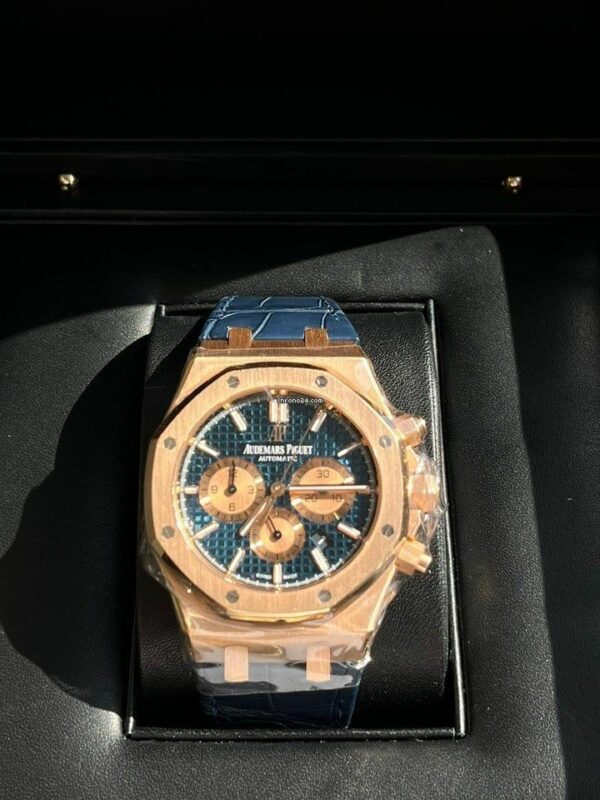 Audemars Piguet Royal Oak Selfwinding Chronograph 18K Rose Gold 26331Orood315Cr01 Watch - Image 4
