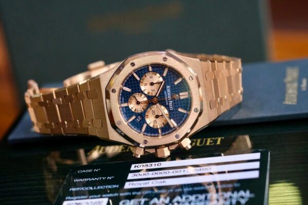 Audemars Piguet Royal Oak Selfwinding Chronograph 18K Rose Gold Watch 26331Oroo1220Or01 - Image 5