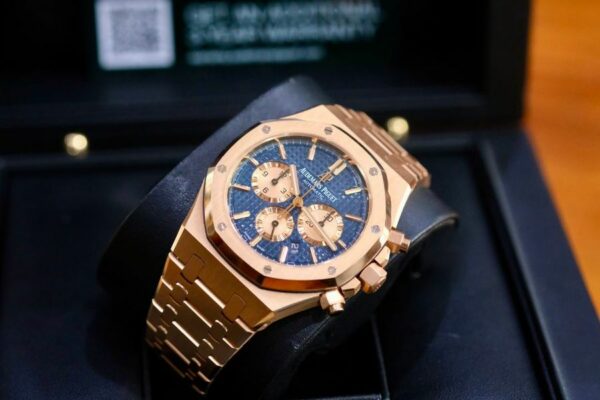 Audemars Piguet Royal Oak Selfwinding Chronograph 18K Rose Gold Watch 26331Oroo1220Or01 - Image 6