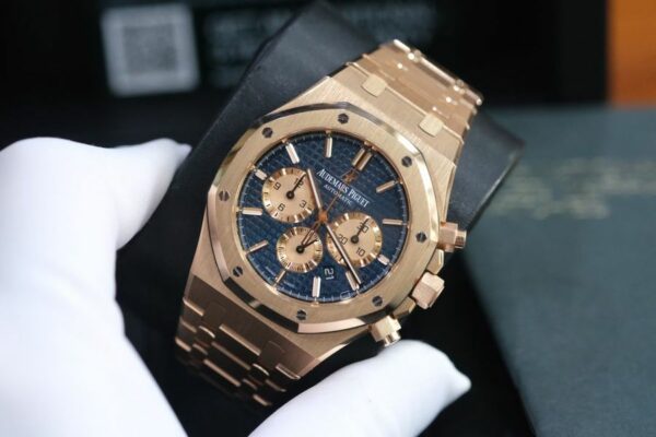 Audemars Piguet Royal Oak Selfwinding Chronograph 18K Rose Gold Watch 26331Oroo1220Or01 - Image 3
