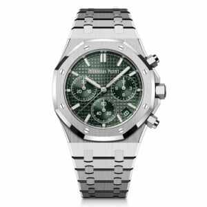 Audemars Piguet Royal Oak Selfwinding Chronograph 50Th Anniversary Steel Bracelet Green Dial (Ref # 26240St.Oo.1320St.04) Watch