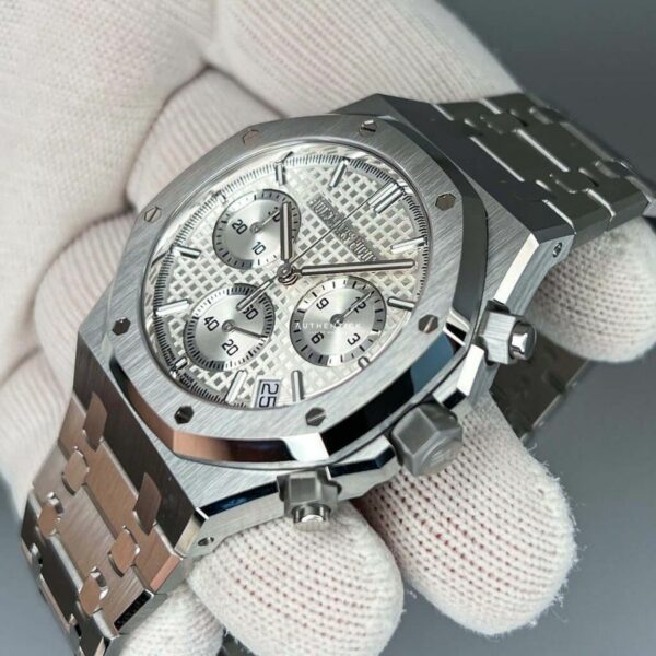 Audemars Piguet Royal Oak Selfwinding Chronograph White Dial 26240St.Oo.1320St.03 Watch - Image 4