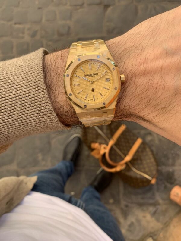 Audemars Piguet Yellow Gold Royal Oak Jumbo Watch - Image 5