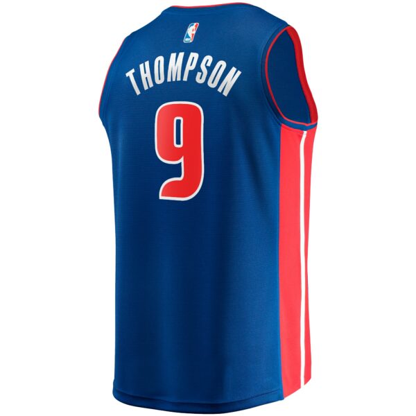 Ausar Thompson Detroit Pistons Fanatics  Fast Break Replica Jersey - Icon Edition - Royal - Image 4