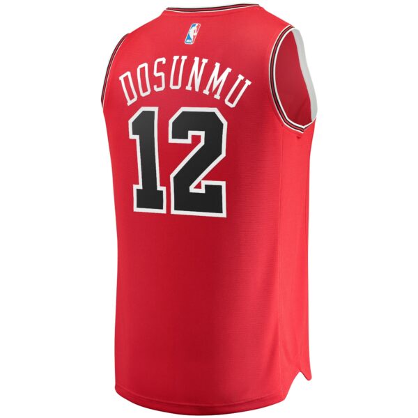 Ayo Dosunmu Chicago Bulls Fanatics Fast Break Replica Jersey - Icon Edition - Red - Image 4