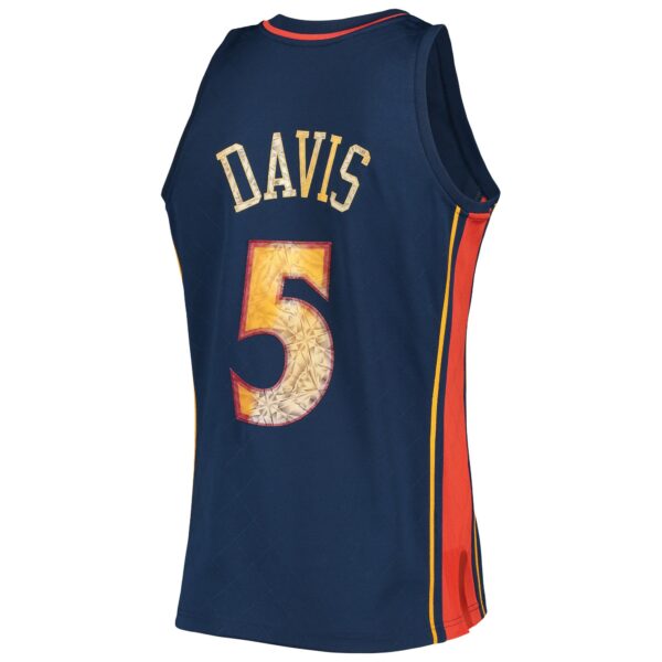 Baron Davis Golden State Warriors Mitchell & Ness 2006/07 Hardwood Classics NBA 75th Anniversary Diamond Swingman Jersey - Royal - Image 4