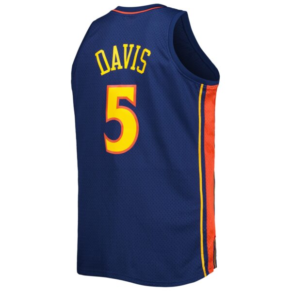 Baron Davis Golden State Warriors Mitchell & Ness Big & Tall Hardwood Classics 2006/07 Swingman Jersey - Navy - Image 4