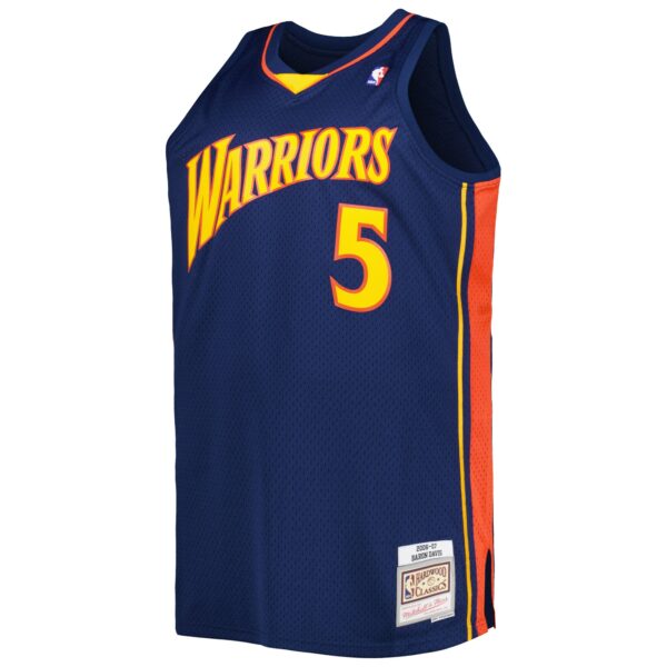Baron Davis Golden State Warriors Mitchell & Ness Big & Tall Hardwood Classics 2006/07 Swingman Jersey - Navy - Image 3