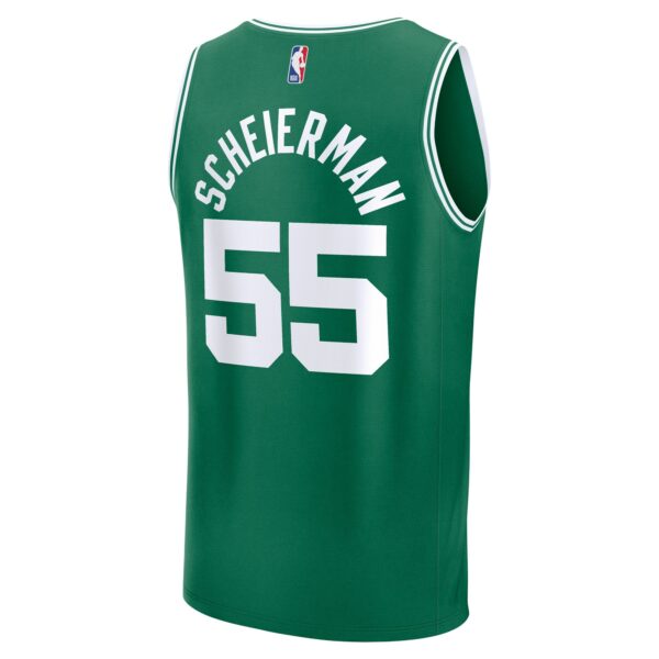 Baylor Scheierman Boston Celtics Fanatics 2024 NBA Draft Fast Break Player Jersey - Icon Edition - Kelly Green - Image 4
