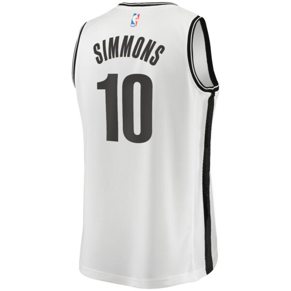 Ben Simmons Brooklyn Nets Fanatics Fast Break Replica Jersey - Association Edition - White - Image 4