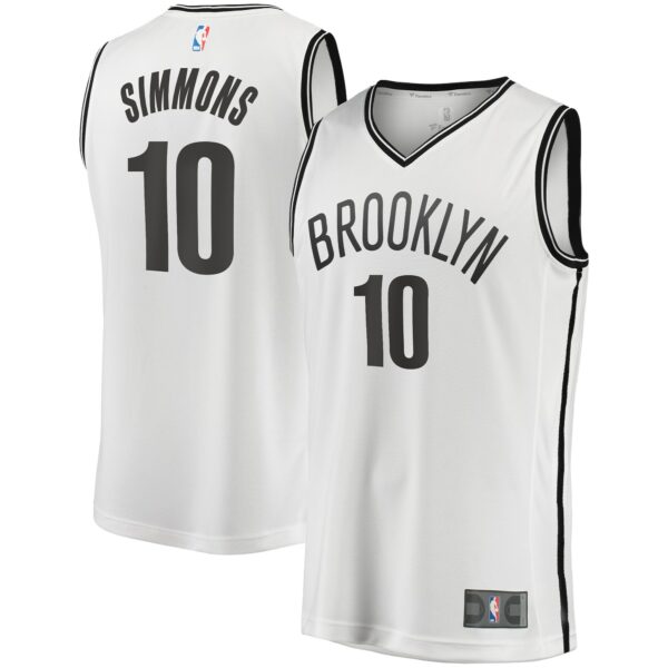 Ben Simmons Brooklyn Nets Fanatics Fast Break Replica Jersey - Association Edition - White - Image 2