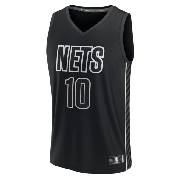 Ben Simmons Brooklyn Nets Fanatics Fast Break Replica Player Jersey - Statement Edition - Black - Image 3