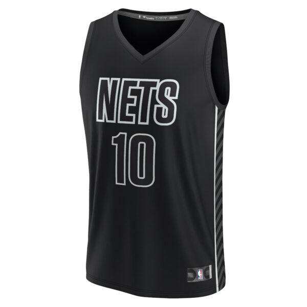 Ben Simmons Brooklyn Nets Fanatics Youth Fast Break Player Jersey - Statement Edition - Black - Image 3