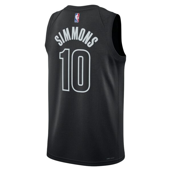 Ben Simmons Brooklyn Nets Jordan Brand Unisex Swingman Jersey - Statement Edition - Black - Image 4