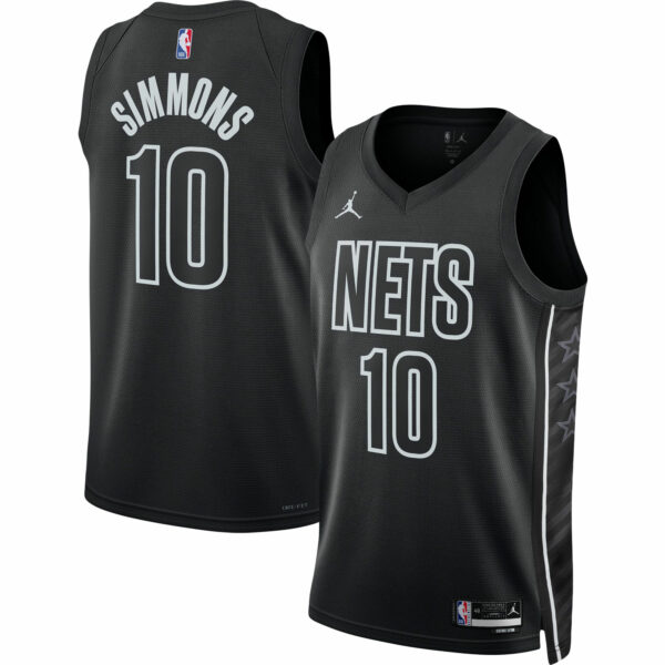 Ben Simmons Brooklyn Nets Jordan Brand Unisex Swingman Jersey - Statement Edition - Black - Image 2