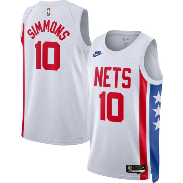 Ben Simmons Brooklyn Nets Nike Swingman Jersey - Classic Edition - White - Image 2