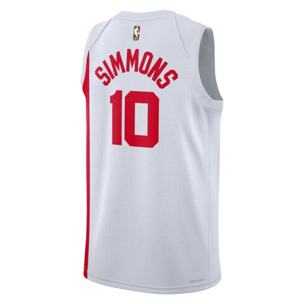 Ben Simmons Brooklyn Nets Nike Swingman Jersey - Classic Edition - White - Image 4