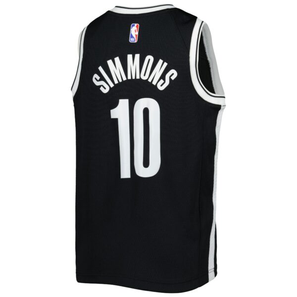 Ben Simmons Brooklyn Nets Nike Youth Swingman Jersey - Icon Edition - Black - Image 4