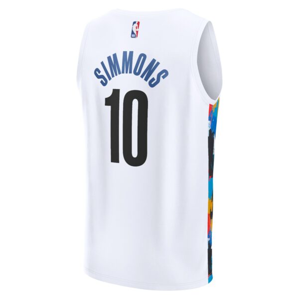Ben Simmons  Fanatics Youth Fastbreak Jersey - City Edition - - Image 4