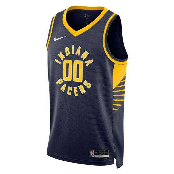 Bennedict Mathurin Indiana Pacers Nike Unisex Swingman Jersey - Icon Edition - Navy - Image 3