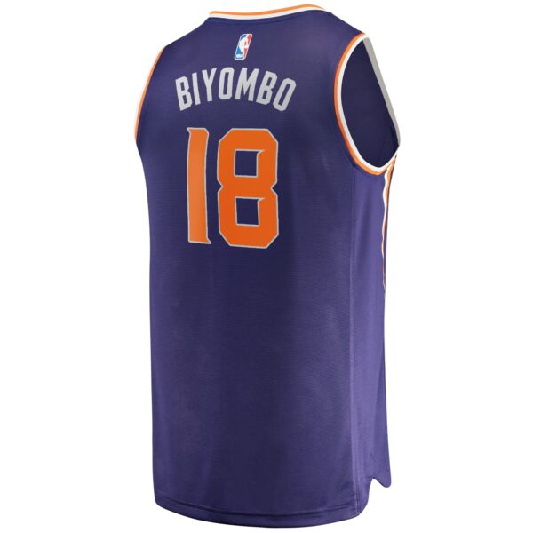 Bismack Biyombo Phoenix Suns Fanatics Fast Break Replica Jersey - Icon Edition - Purple - Image 4