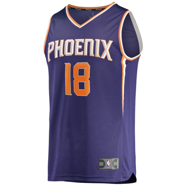 Bismack Biyombo Phoenix Suns Fanatics Fast Break Replica Jersey - Icon Edition - Purple - Image 3