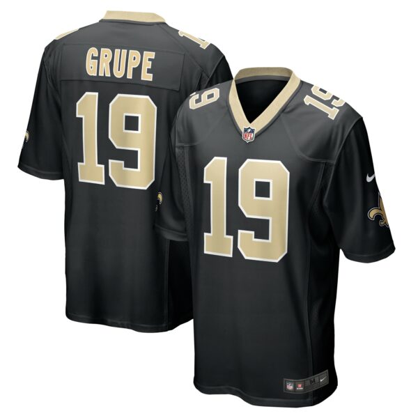 Blake Grupe New Orleans Saints Nike Team Game Jersey -  Black