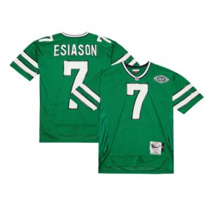 Boomer Esiason New York Jets Mitchell & Ness 1993 Authentic Throwback Retired Player Pocket Jersey - Kelly Green
