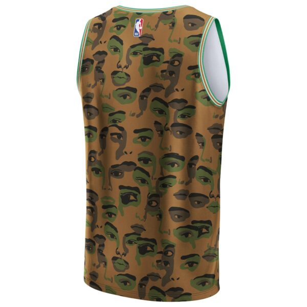 Boston Celtics NBA & KidSuper Studios by Fanatics Unisex Hometown Jersey - Brown - Image 4