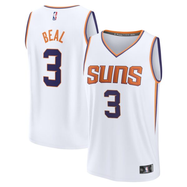 Bradley Beal Phoenix Suns Fanatics Fast Break Player Jersey - Association Edition - White - Image 2