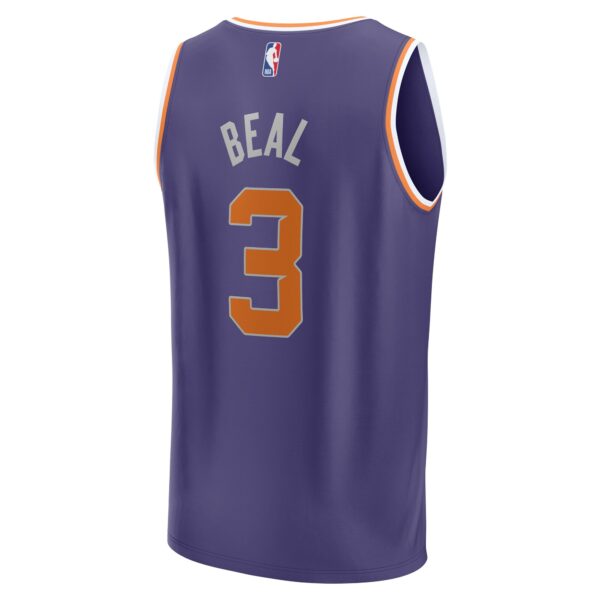 Bradley Beal Phoenix Suns Fanatics Fast Break Player Jersey - Icon Edition - Purple - Image 4