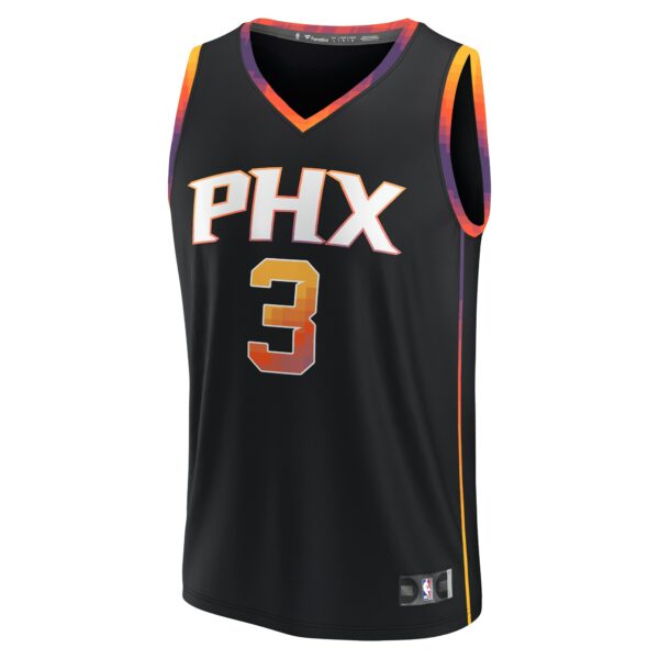 Bradley Beal Phoenix Suns Fanatics Fast Break Player Jersey - Statement Edition - Black - Image 3