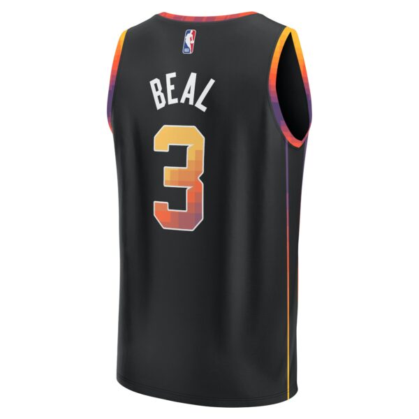 Bradley Beal Phoenix Suns Fanatics Fast Break Player Jersey - Statement Edition - Black - Image 4