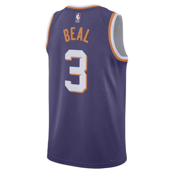 Bradley Beal Phoenix Suns Nike Unisex Swingman Jersey - Icon Edition - Purple - Image 4