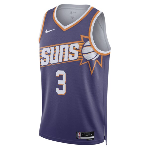 Bradley Beal Phoenix Suns Nike Unisex Swingman Jersey - Icon Edition - Purple - Image 3