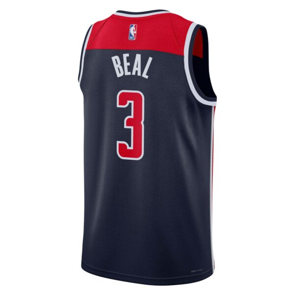 Bradley Beal Washington Wizards Jordan Brand Unisex Swingman Jersey - Statement Edition - Navy - Image 4