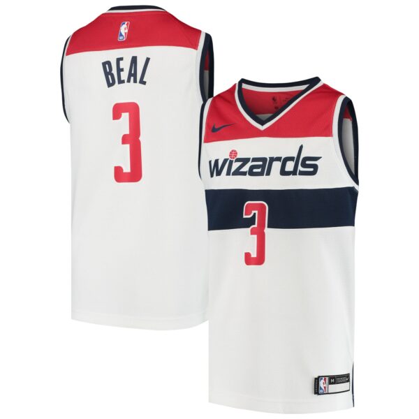 Bradley Beal Washington Wizards Nike Youth Swingman Jersey - Statement Edition - White - Image 2