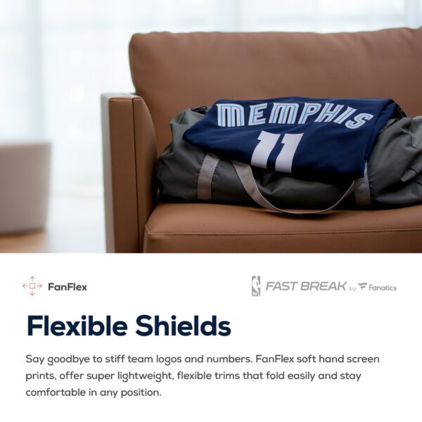 Brandon Clarke Memphis Grizzlies Fanatics Fast Break Replica Jersey Navy - Icon Edition - Image 6