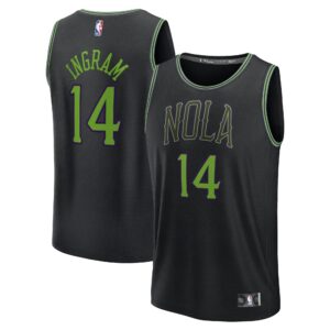 Brandon Ingram New Orleans Pelicans Fanatics Fast Break Jersey - Black - City Edition