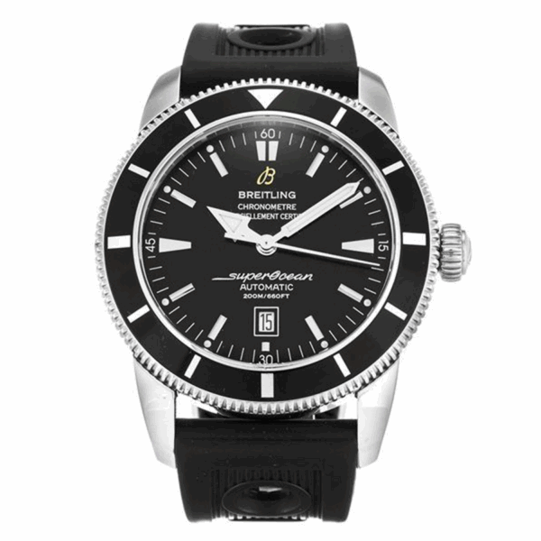 Breitling Superocean 46Mm Black Dial Automatic A17320 Watch