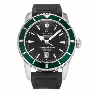 Breitling SuperOcean Heritage 46mm Green Bezel Black Dial Mens Watch A17320Q5-B868BKRD